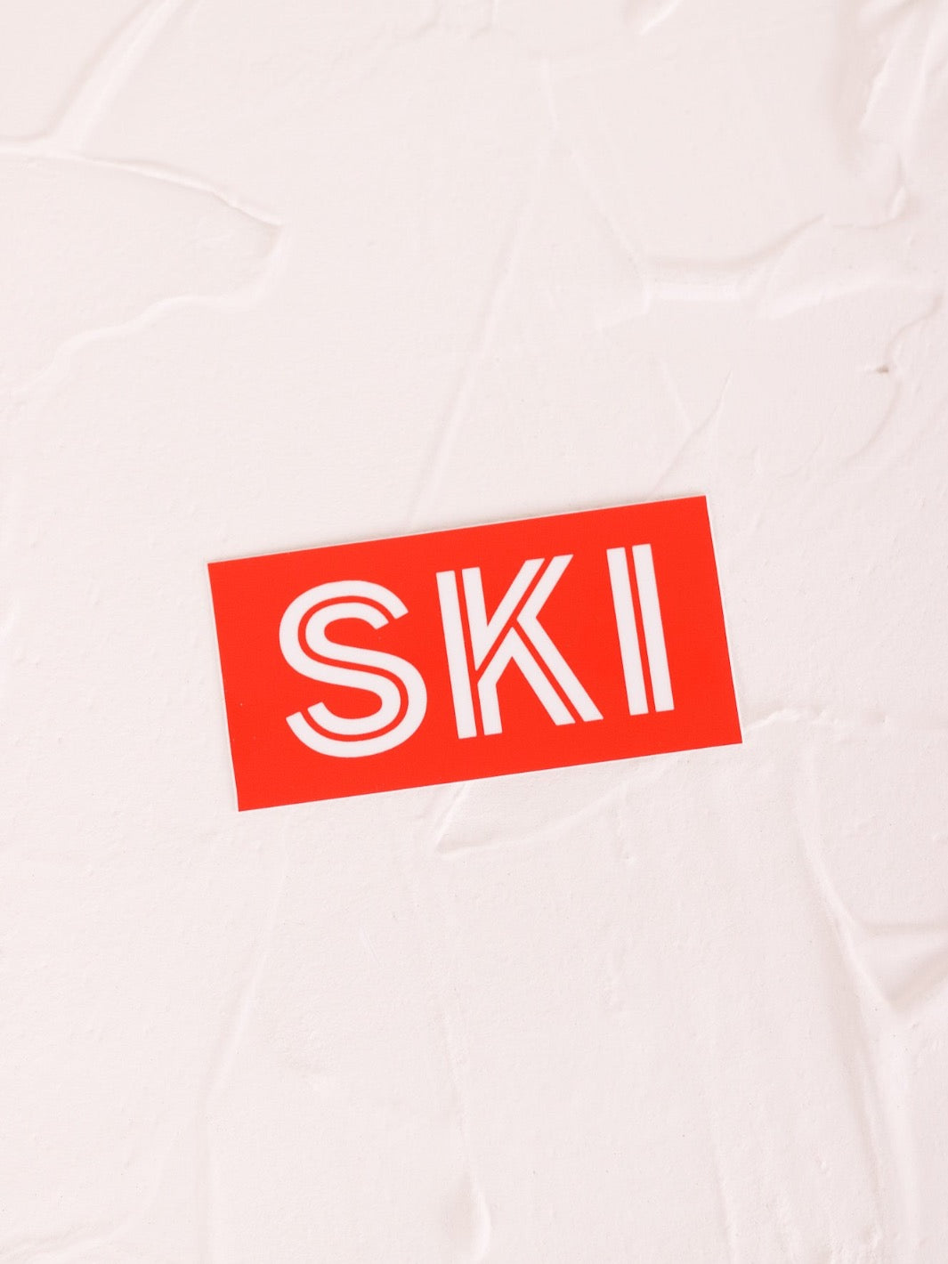 Ski Rectangle Sticker - Heyday