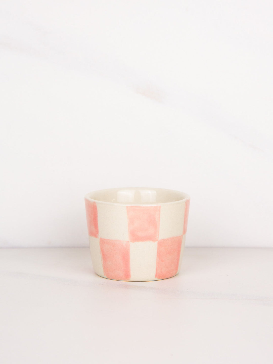 Small Pink Checkered Bowl - Heyday