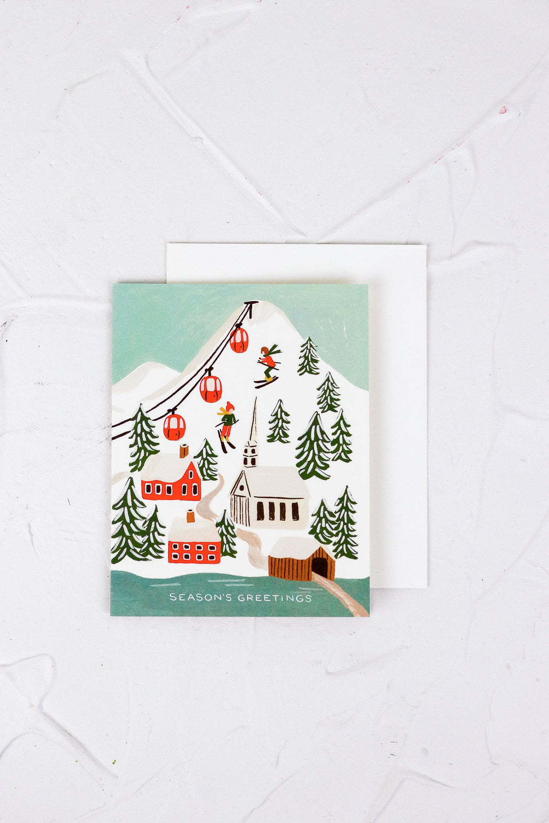 Snow Scene Season's Greetings Card - Heyday
