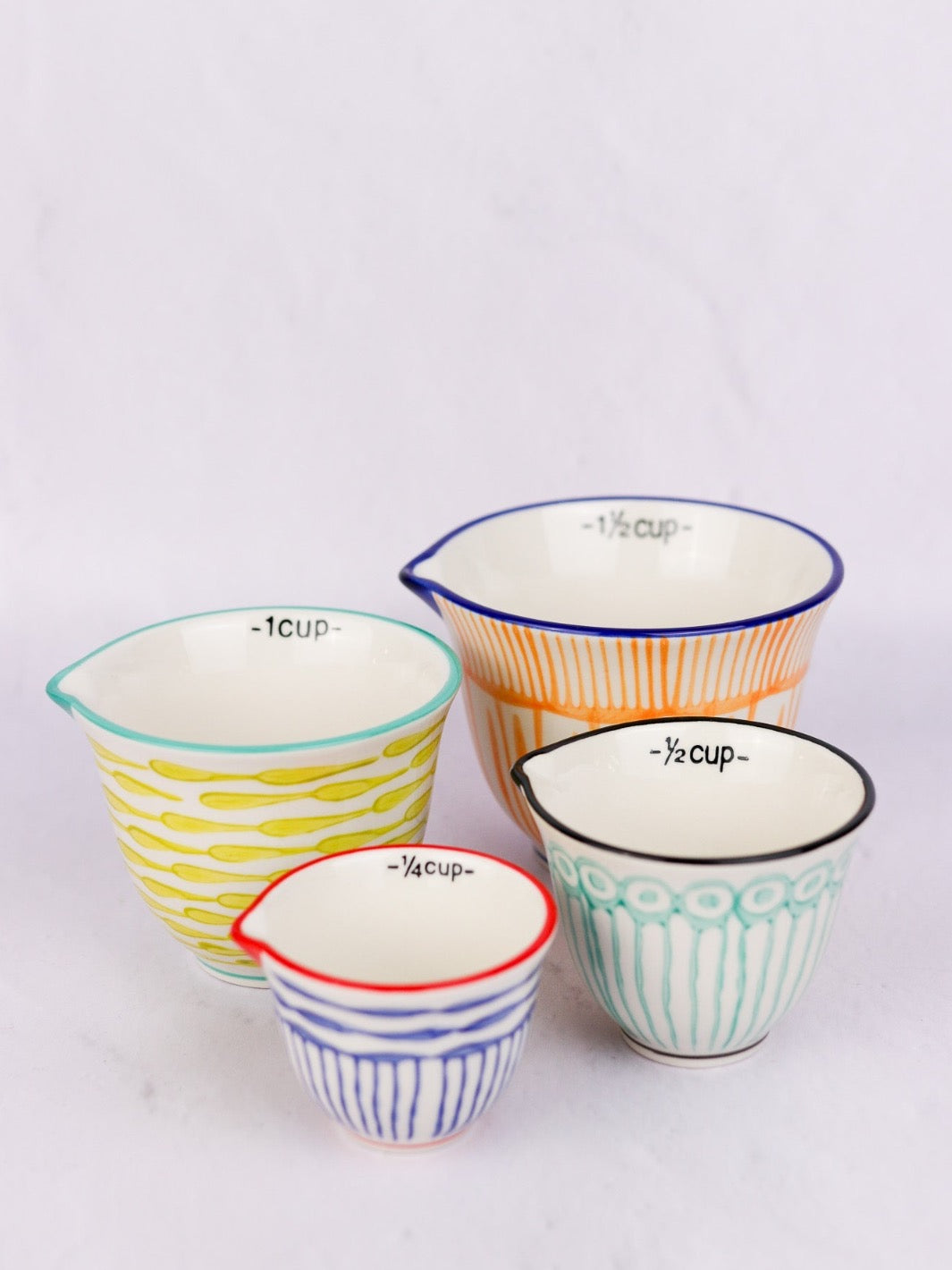 Striped Measuring Cup Set - Heyday