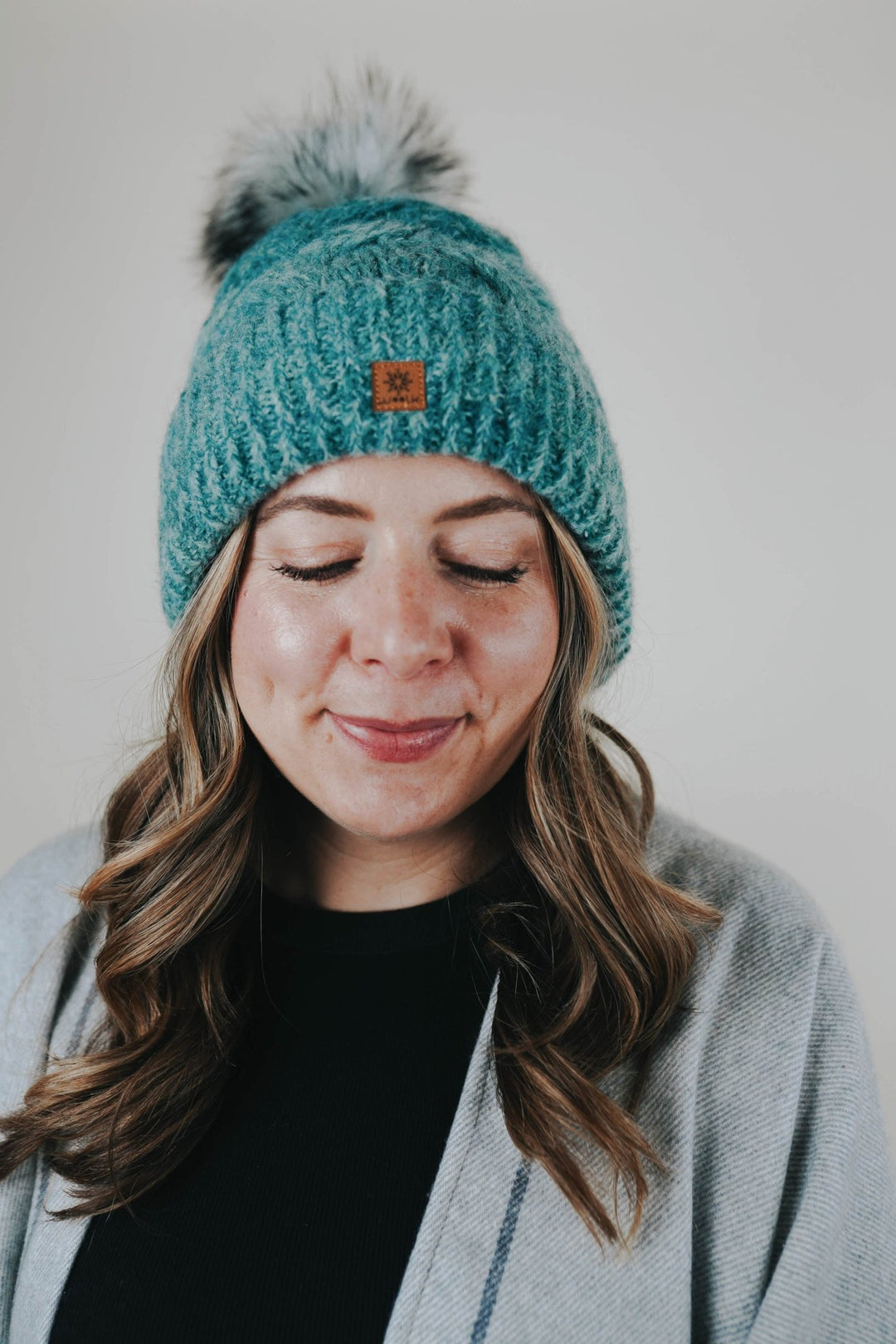 Turquoise Peggy Beanie - Heyday