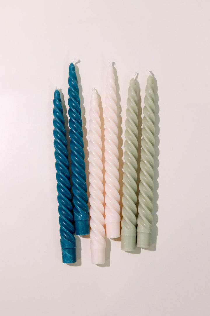 Twisted Taper Candles - Heyday