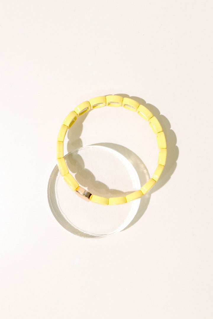 Yellow Beaded Bracelet - Heyday